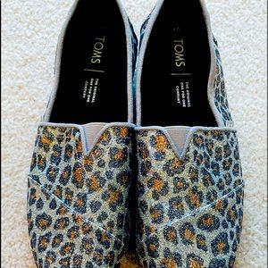 Toms Sparkle Leopard Shoes